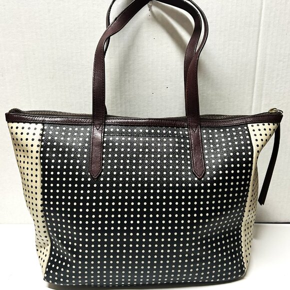 Fossil polka dot tote - Picture 4 of 6